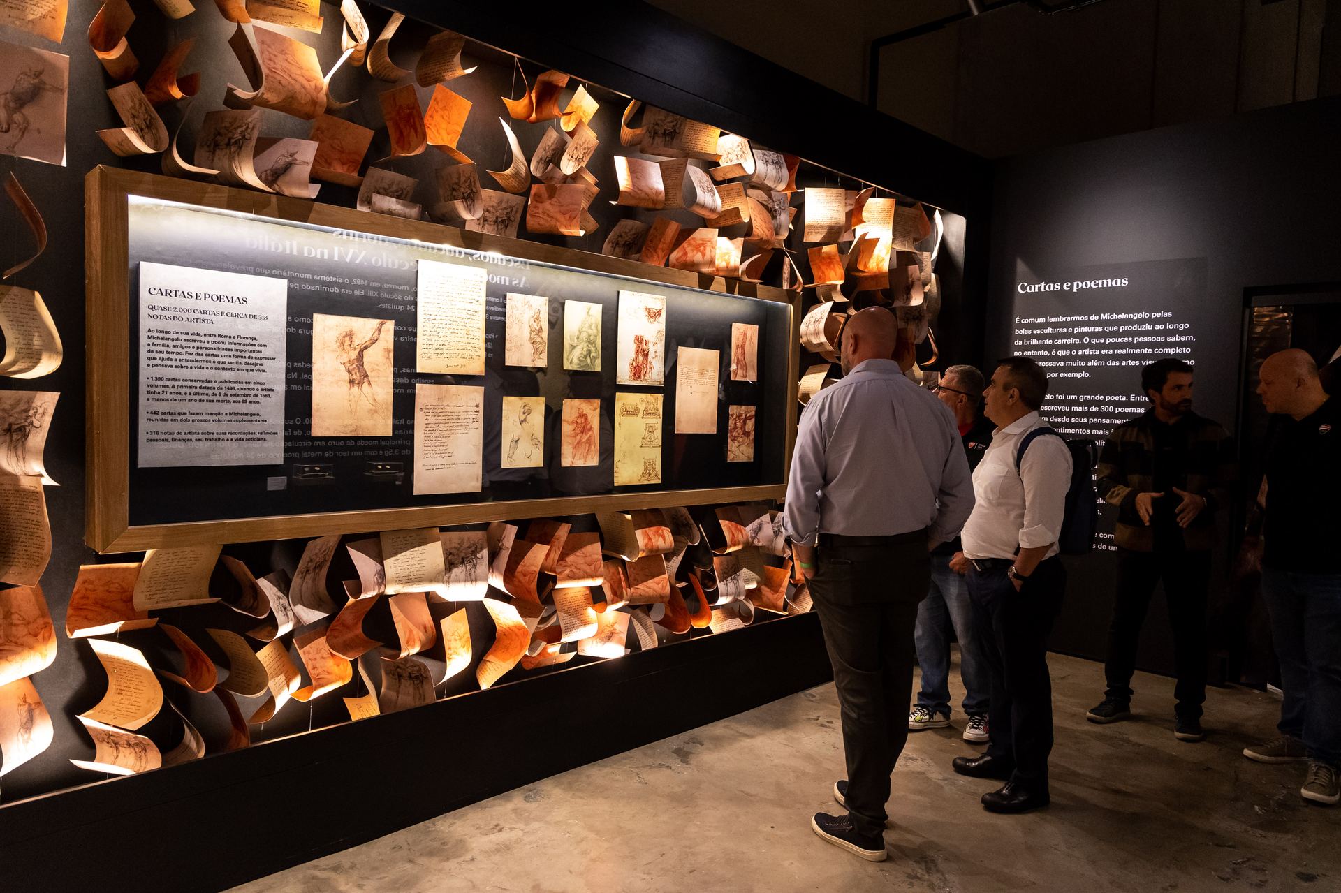 Convidados na exposição O Mestre da Capela Sistina — Cartas e Poemas de Michelangelo